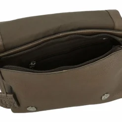 Outlet Burkely Soft Skylar Umhängetasche Leder 24 cm tender taupe