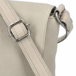 Burkely Soft Skylar Umhängetasche Leder 24 cm generous grey