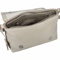 Burkely Soft Skylar Umhängetasche Leder 24 cm generous grey