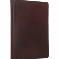 Burkely Mappen Aller Art<Vintage Bing Schreibmappe Leder 33 cm brown