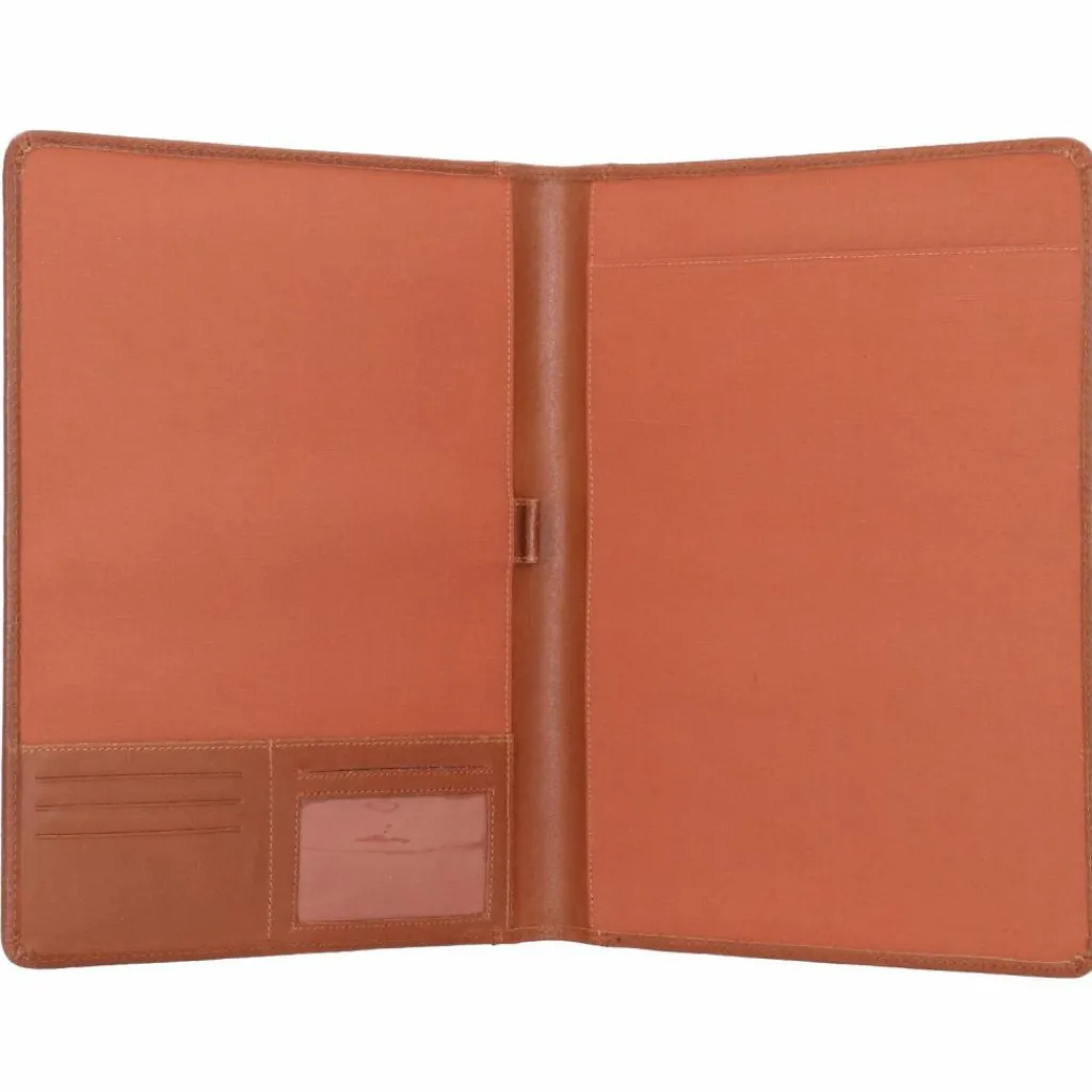 Burkely Mappen Aller Art<Vintage Bing Schreibmappe Leder 33 cm cognac