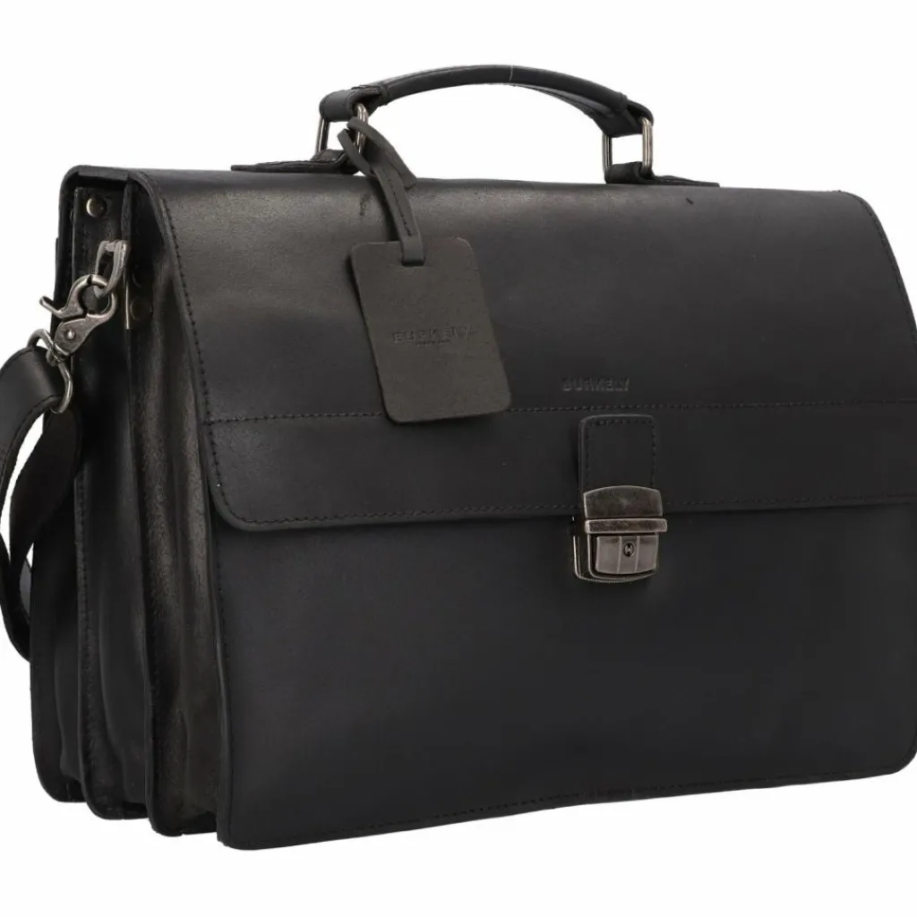 New Burkely Vintage Dean Aktentasche Leder 38 cm black
