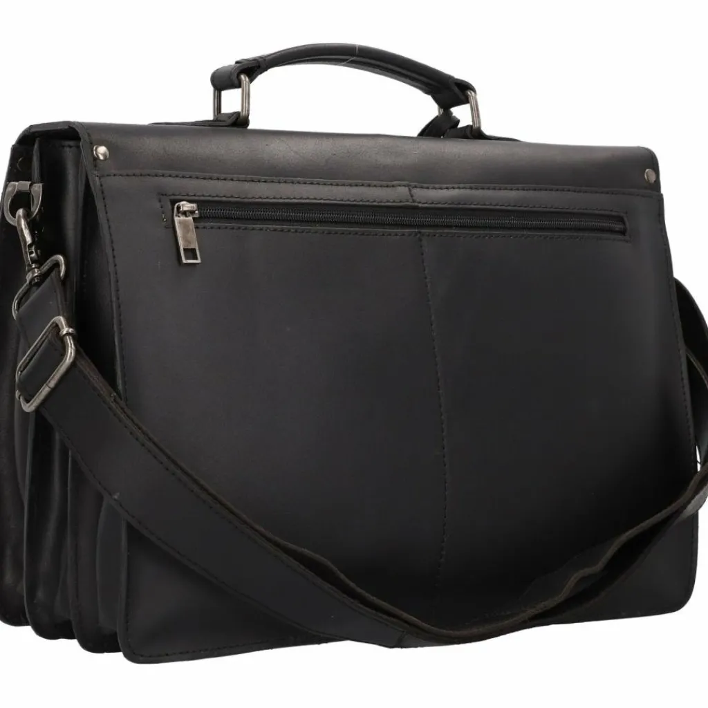 New Burkely Vintage Dean Aktentasche Leder 38 cm black