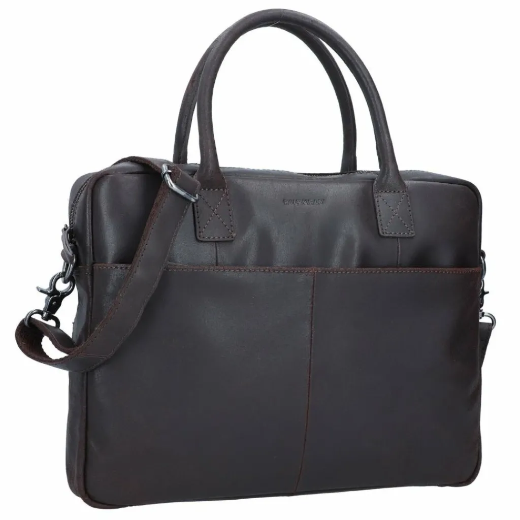 Discount Burkely Vintage Jack Aktentasche Leder 37 cm Laptopfach brown