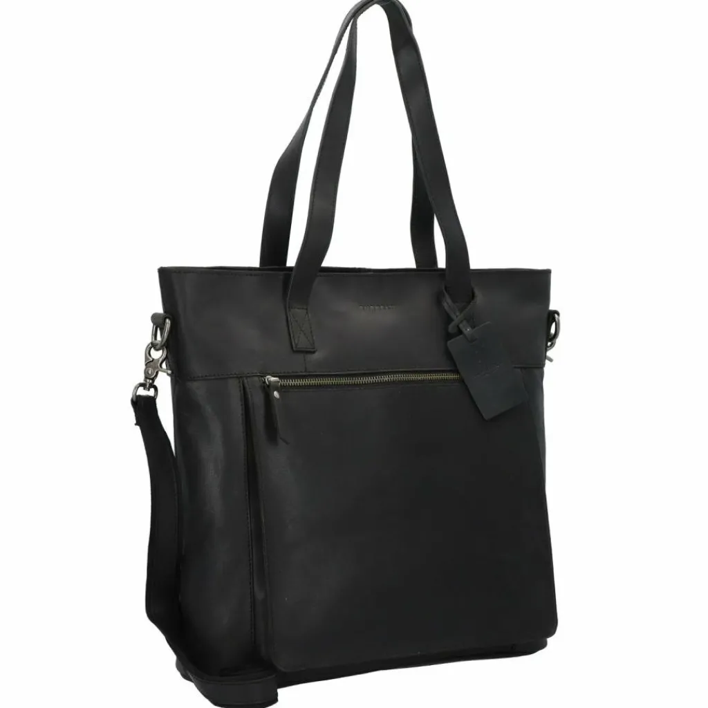 Discount Burkely Vintage Jade Schultertasche Leder 36 cm Laptopfach black