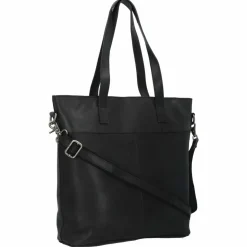 Discount Burkely Vintage Jade Schultertasche Leder 36 cm Laptopfach black