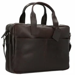 Burkely Laptoptaschen|Aktentaschen<Vintage Jesse Aktentasche Leder 42 cm Laptopfach brown