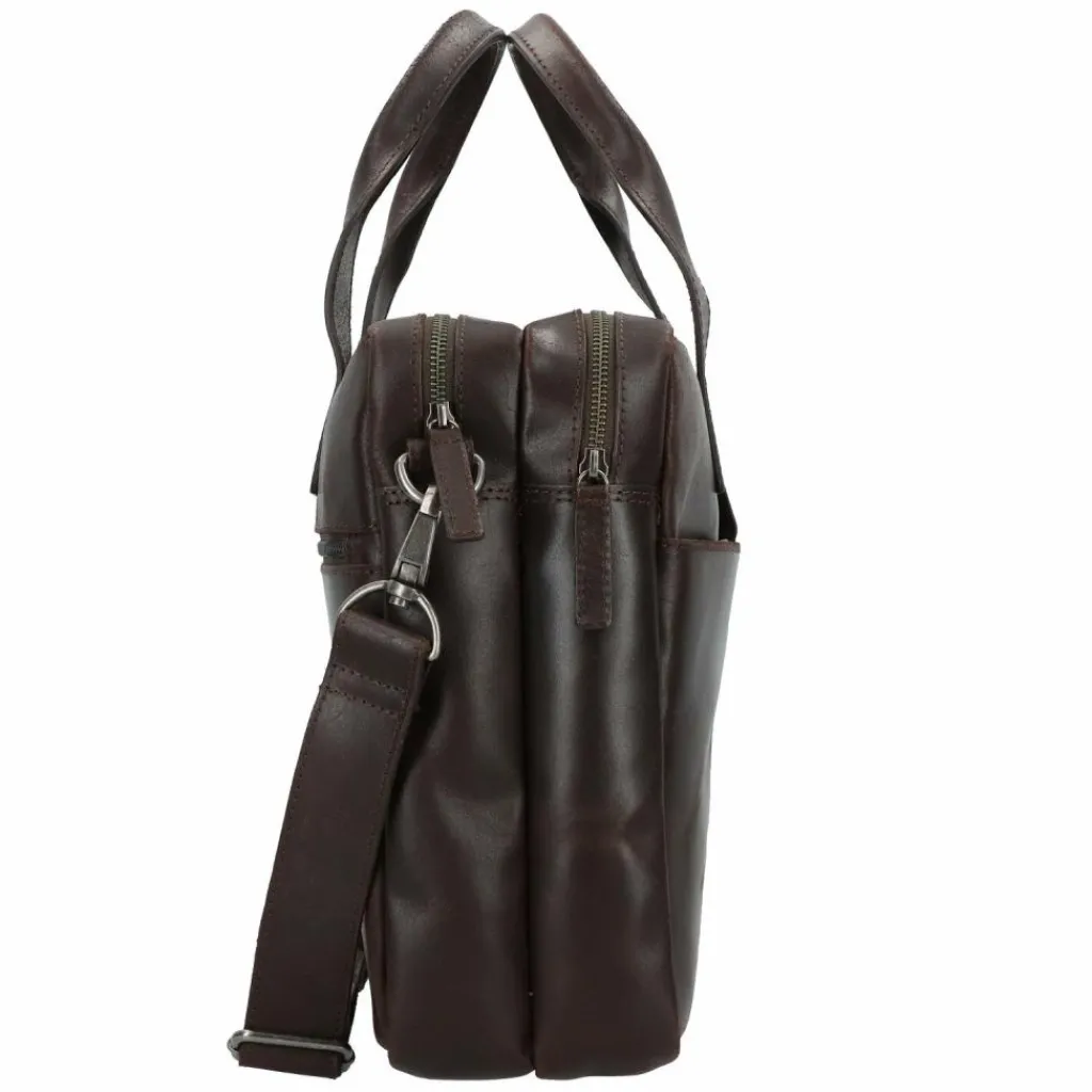 Burkely Laptoptaschen|Aktentaschen<Vintage Jesse Aktentasche Leder 42 cm Laptopfach brown