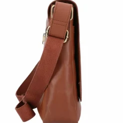 Outlet Burkely Vintage Juul Messenger Leder 36 cm cognac