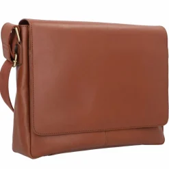 Outlet Burkely Vintage Juul Messenger Leder 36 cm cognac
