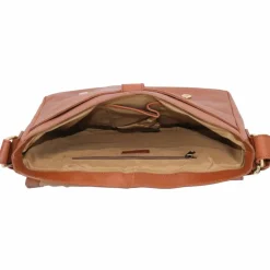 Outlet Burkely Vintage Juul Messenger Leder 36 cm cognac