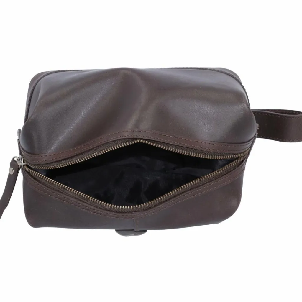 Discount Burkely Vintage Kulturbeutel Leder 23 cm brown