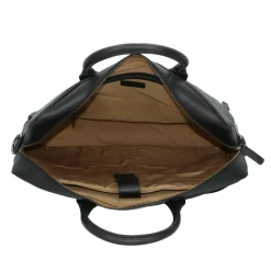 Burkely Vintage Max Aktentasche Leder 44 cm Laptopfach black