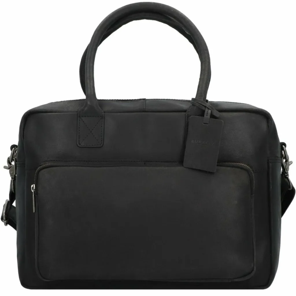 Discount Burkely Vintage Mitch Aktentasche Leder 39 cm Laptopfach black