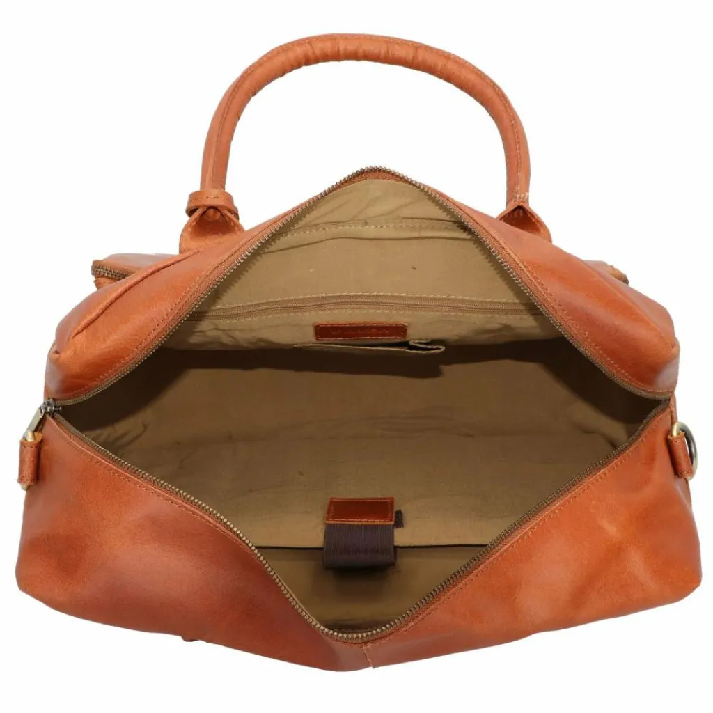 Hot Burkely Vintage Mitch Aktentasche Leder 39 cm Laptopfach cognac