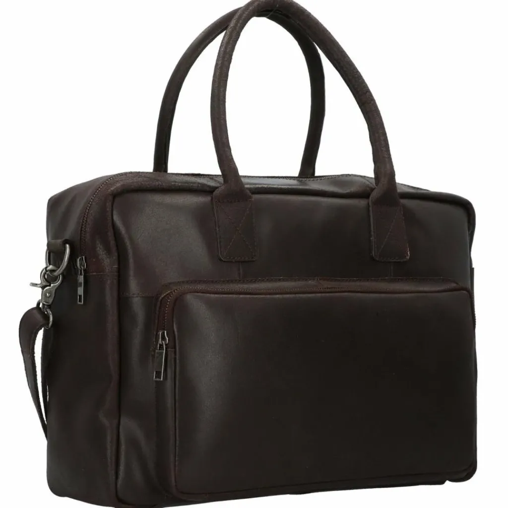 Burkely Vintage Mitch Aktentasche Leder 39 cm Laptopfach