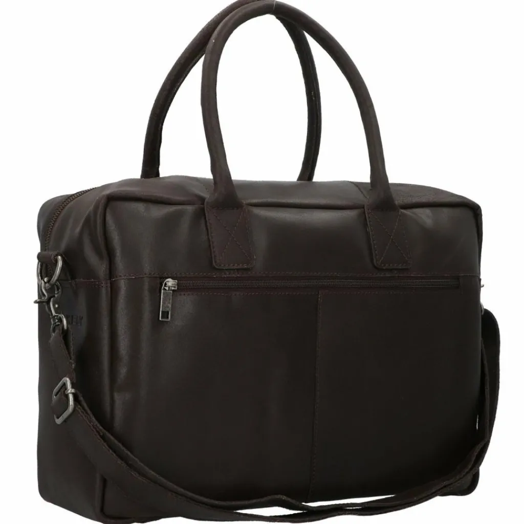 Burkely Vintage Mitch Aktentasche Leder 39 cm Laptopfach