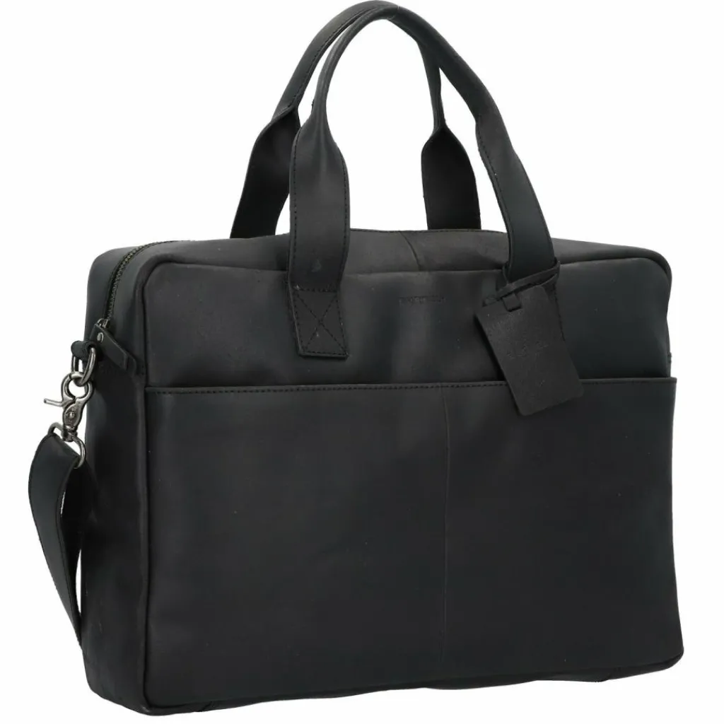 Burkely Laptoptaschen|Aktentaschen<Vintage River Aktentasche Leder 41 cm Laptopfach black