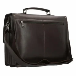 Clearance Burkely Vintage Scott Aktentasche Leder 38 cm brown