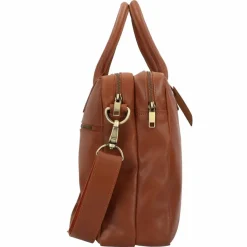 Online Burkely Vintage Taylor Aktentasche Leder 40 cm Laptopfach cognac