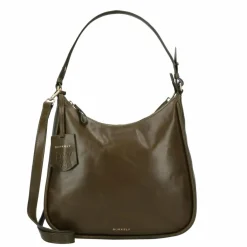 Clearance Burkely Vintage Veda Schultertasche Leder 31 cm olive