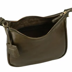 Clearance Burkely Vintage Veda Schultertasche Leder 31 cm olive