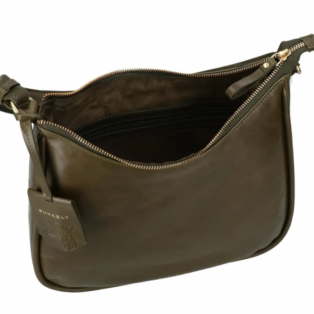 Clearance Burkely Vintage Veda Schultertasche Leder 31 cm olive