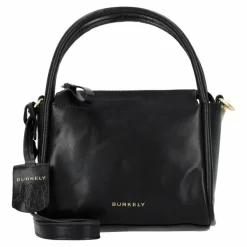 Hot Burkely Vintage Veda Schultertasche Leder 20 cm black