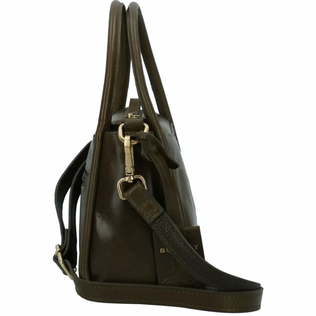 Burkely Schultertaschen<Vintage Veda Schultertasche Leder 20 cm olive