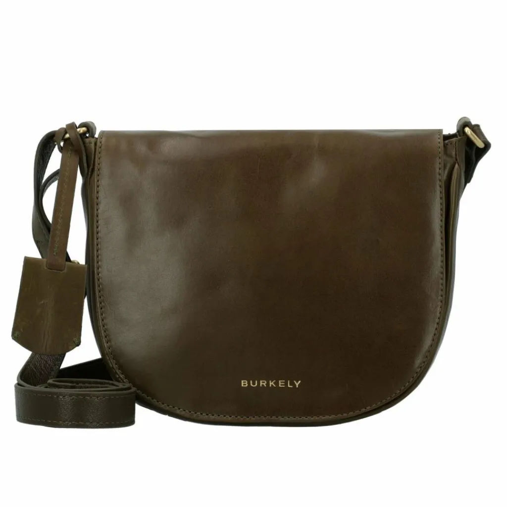 Burkely Umhängetaschen<Vintage Veda Umhängetasche Leder 22 cm olive
