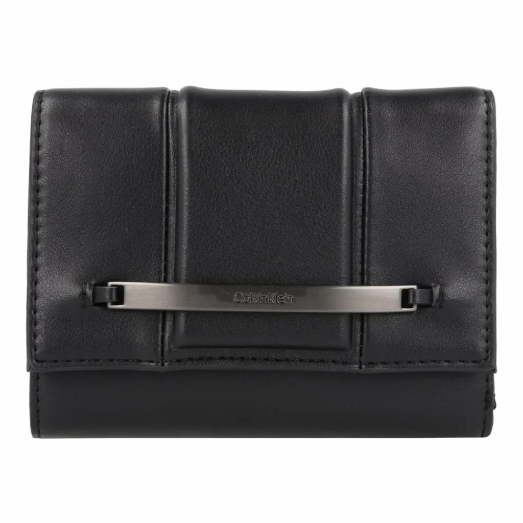 Calvin Klein Damengeldbörsen Querformat<Bar Geldbörse RFID Schutz 13 cm ck black