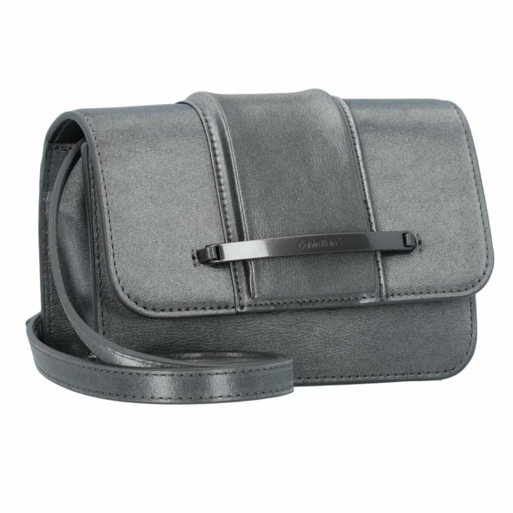 Hot Calvin Klein Bar Umhängetasche 18 cm gunmetal