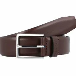 Sale Calvin Klein Bombed Gürtel Leder dark brown