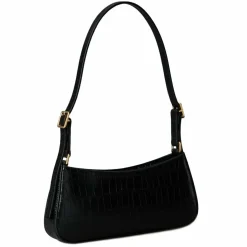 Calvin Klein Schultertaschen|Henkeltaschen<CK Croc Schultertasche 27 cm black