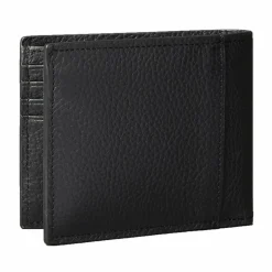 Calvin Klein Herrengeldbörsen Querformat<CK Leather Geldbörse RFID Schutz Leder 11 cm black
