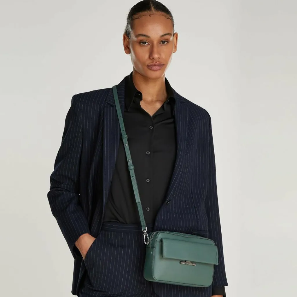 Online Calvin Klein CK Linear Umhängetasche 20.5 cm palm green