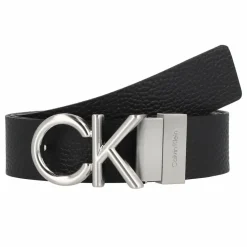 Calvin Klein Herrengürtel<CK Metal Bombe Gürtel Leder ck black