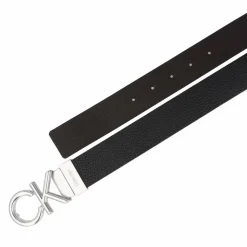 Calvin Klein Herrengürtel<CK Metal Bombe Gürtel Leder ck black