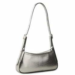 New Calvin Klein CK Metallic Schultertasche 27 cm silver metallic
