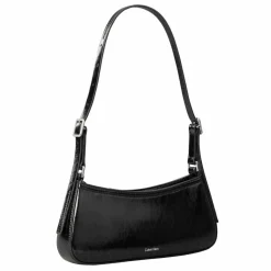 Calvin Klein Schultertaschen|Henkeltaschen<CK Metallic Schultertasche 27 cm black