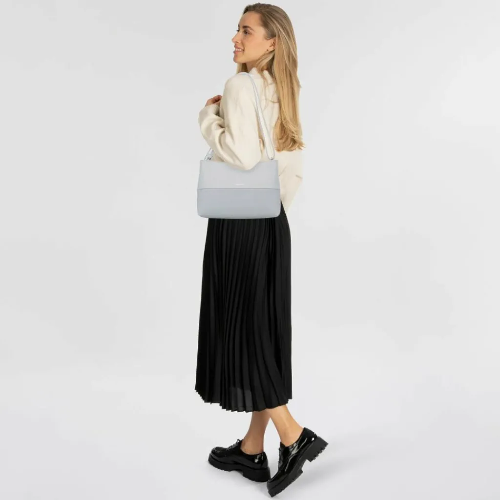 Sale Calvin Klein CK Mixmedia Schultertasche 23 cm grey