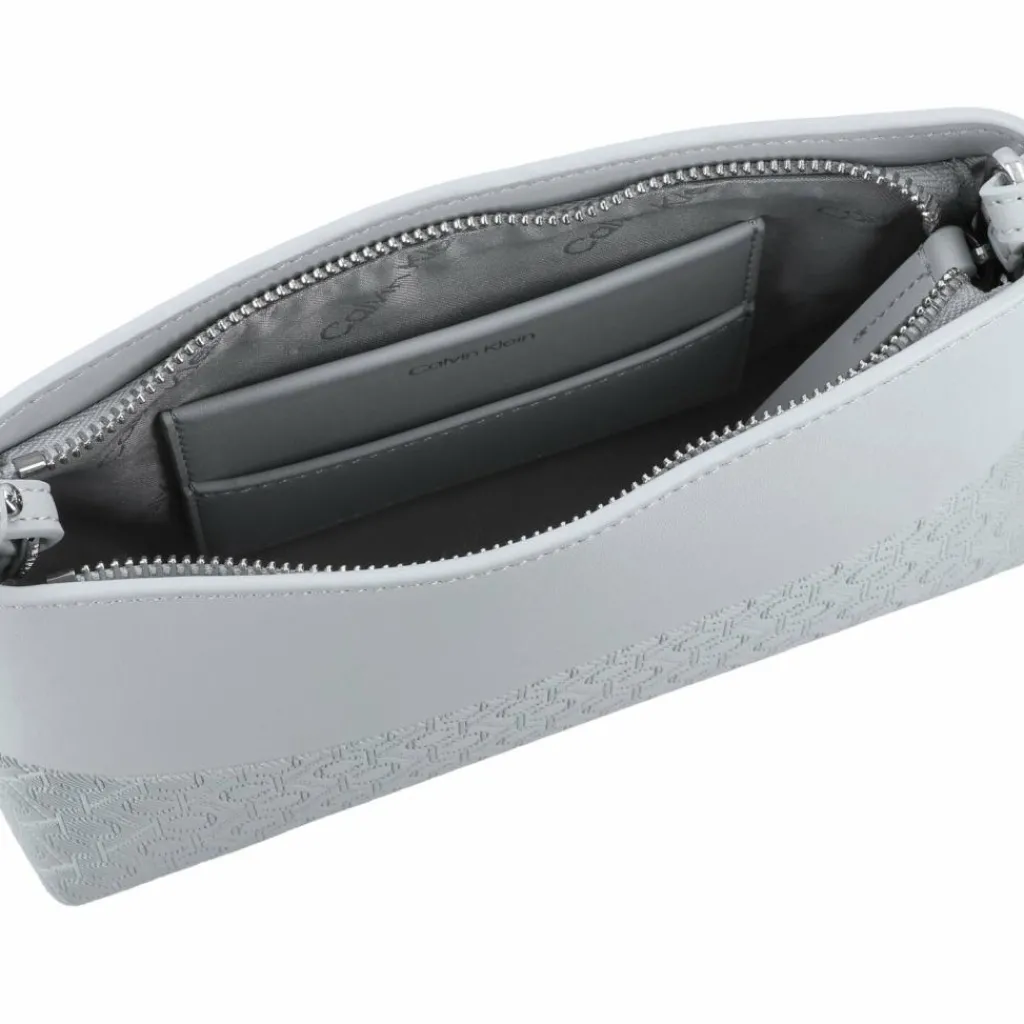 Sale Calvin Klein CK Mixmedia Schultertasche 23 cm grey