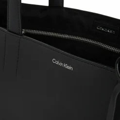 Calvin Klein Shopper|Schultertaschen<CK Mixmedia Shopper Tasche 41 cm black