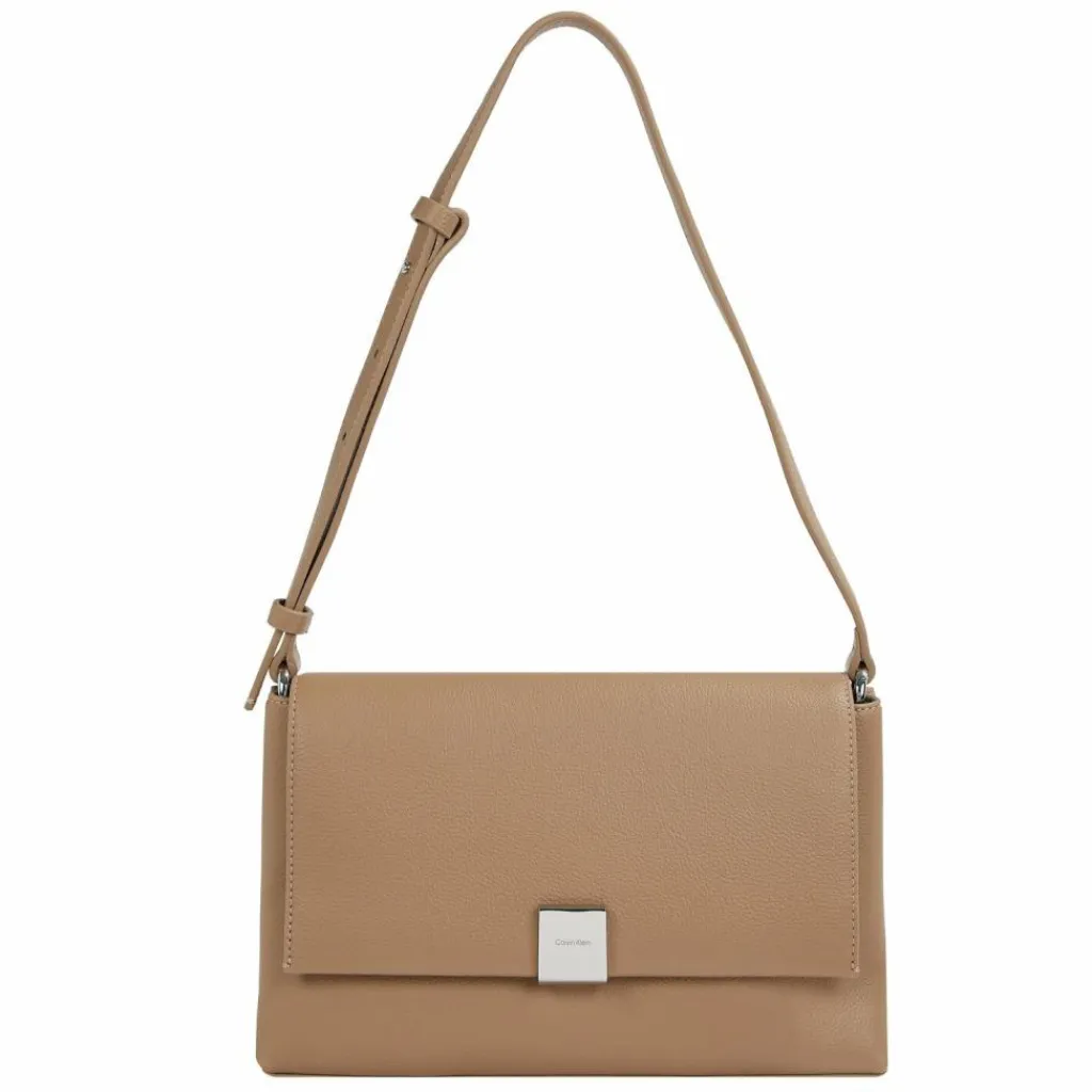 Calvin Klein Henkeltaschen|Schultertaschen<CK Plaque Schultertasche 28 cm amphora