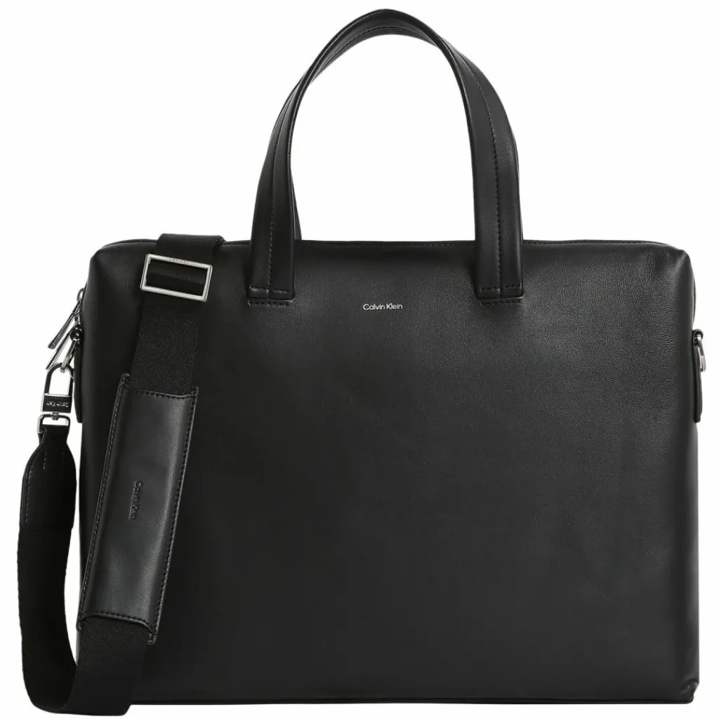 Calvin Klein CK Premium Aktentasche Leder 40.5 cm Laptopfach