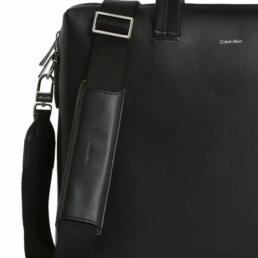 Calvin Klein CK Premium Aktentasche Leder 40.5 cm Laptopfach
