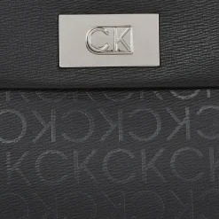 Calvin Klein CK Push Schultertasche 28 cm ck black epi mono