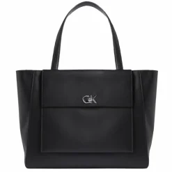 Online Calvin Klein CK Re-Lock Schultertasche 44 cm black