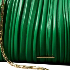 New Calvin Klein Drawstring Umhängetasche 27 cm emerald chip