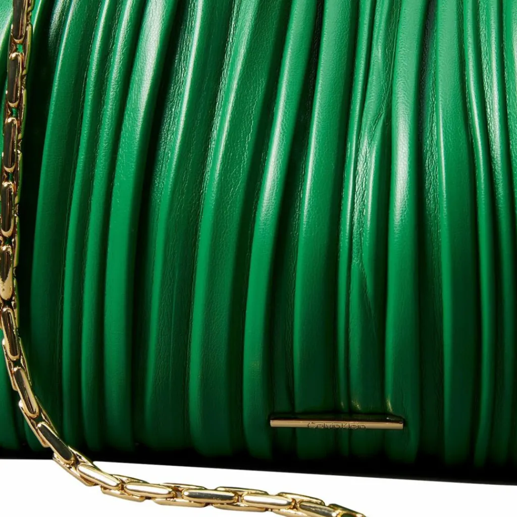 New Calvin Klein Drawstring Umhängetasche 27 cm emerald chip